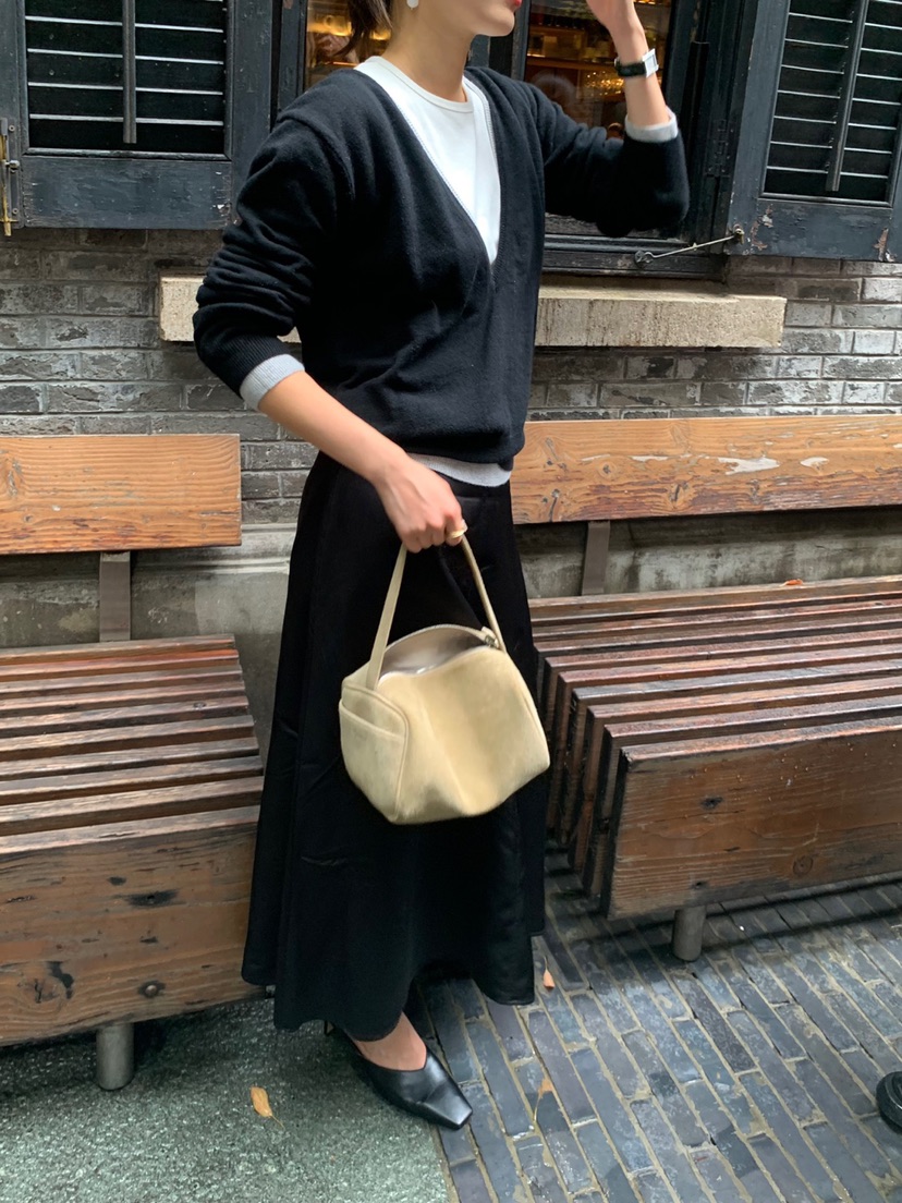 GILLI韓國直郵㊣女士新品25秋冬人氣熱賣推薦真品針織衫V領GILLI針織衫