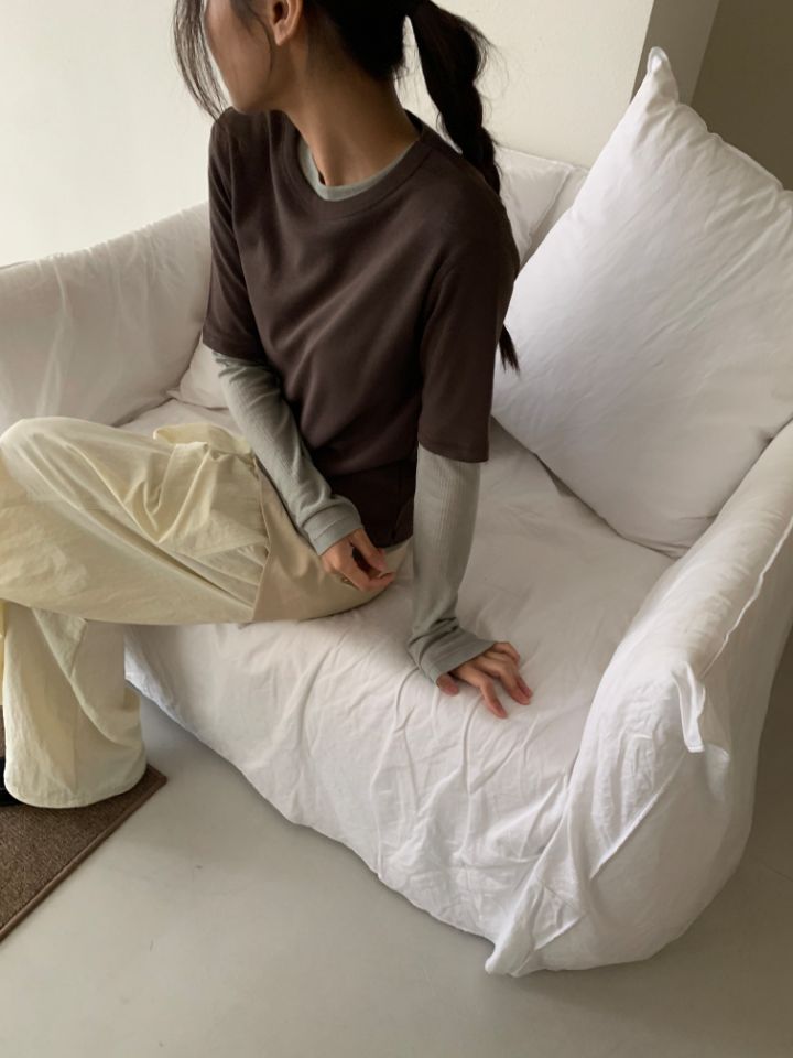 MARE韓國代購㊣女士新款推薦25秋冬職業時尚真品人氣熱賣T恤MARET恤圖色1