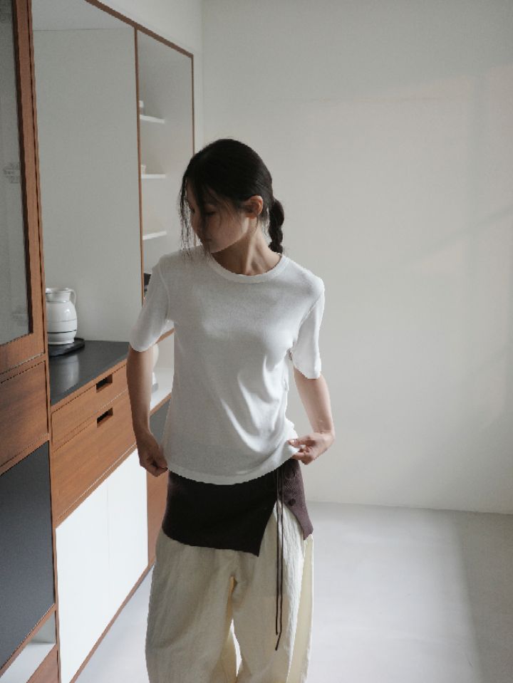 MARE韓國代購㊣女士新款推薦25秋冬職業時尚真品人氣熱賣T恤MARET恤圖色2