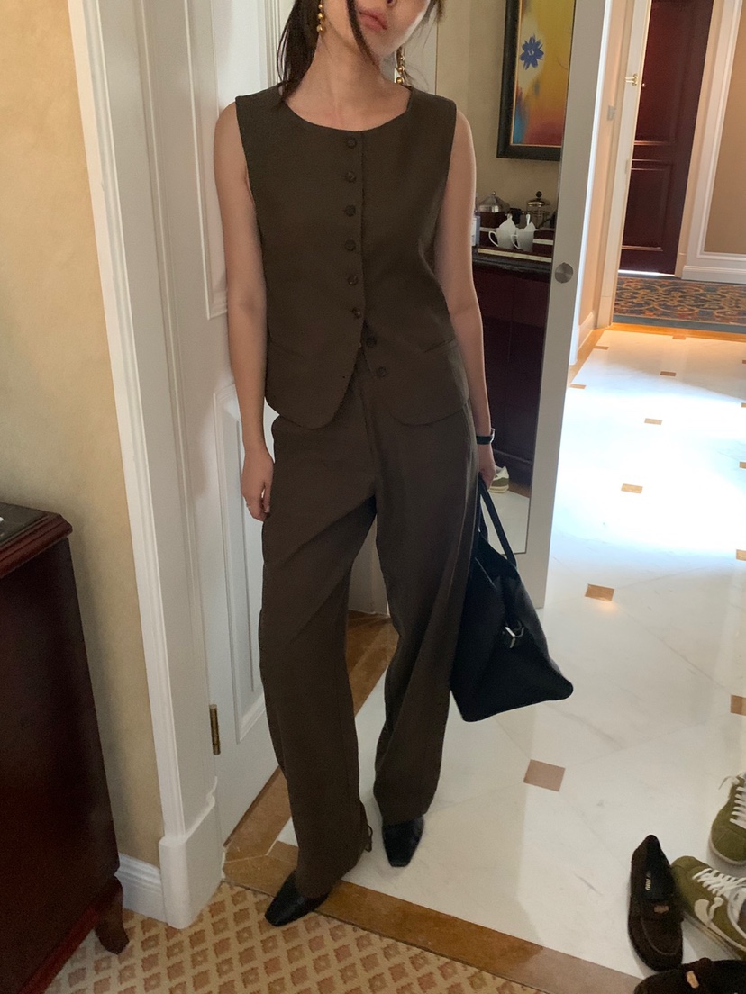 GILLI韓國直郵㊣女士新款時尚職業真品25秋冬推薦人氣休閑褲GILLI休閑褲