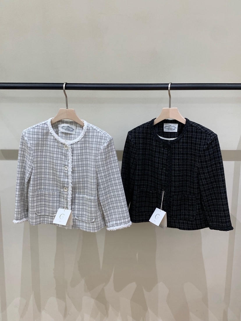 GILLI東大門㊣直郵女裝新品時尚職業休閑真品熱賣夾克粗花呢GILLI夾克