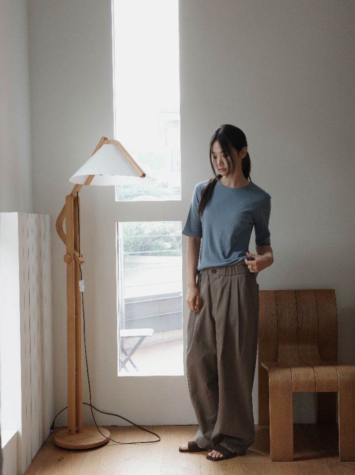 MARE韓國直郵㊣女裝新品時尚25秋冬熱賣職業休閑休閑褲人字形MARE休閑褲