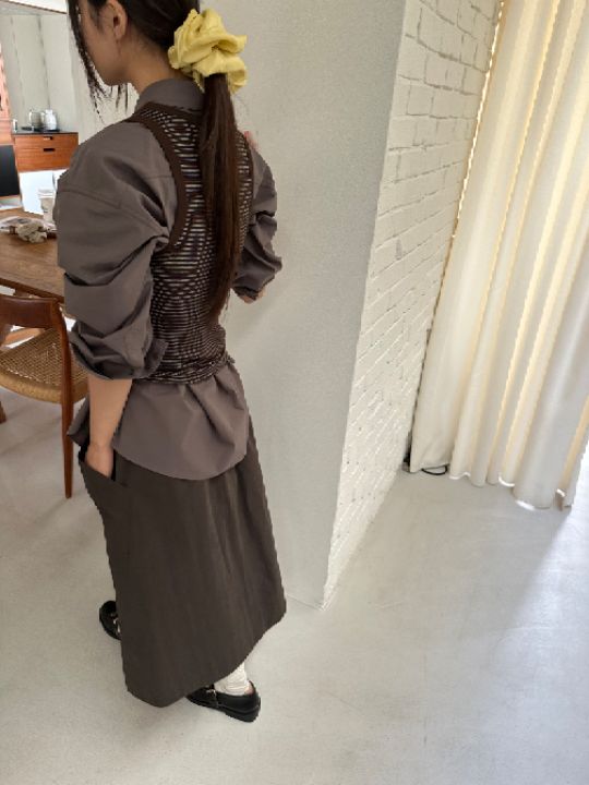 MARE東大門㊣直郵女士新款職業人氣休閑吊帶背心不含內搭條紋MARE吊帶/背心