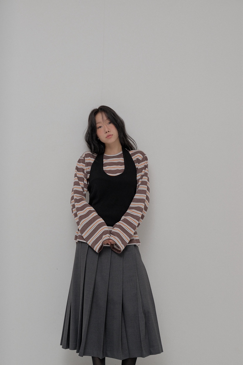 ATHEA東大門㊣代購女裝新款25秋冬人氣半身裙中短裙不含腰包ATHEA半身裙/中短裙圖色2