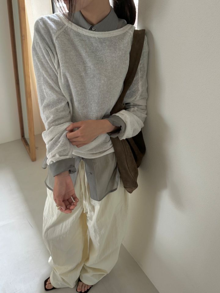 MARE韓國直郵㊣女裝新款時尚25秋冬職業人氣熱賣針織衫雙面MARE針織衫圖色1