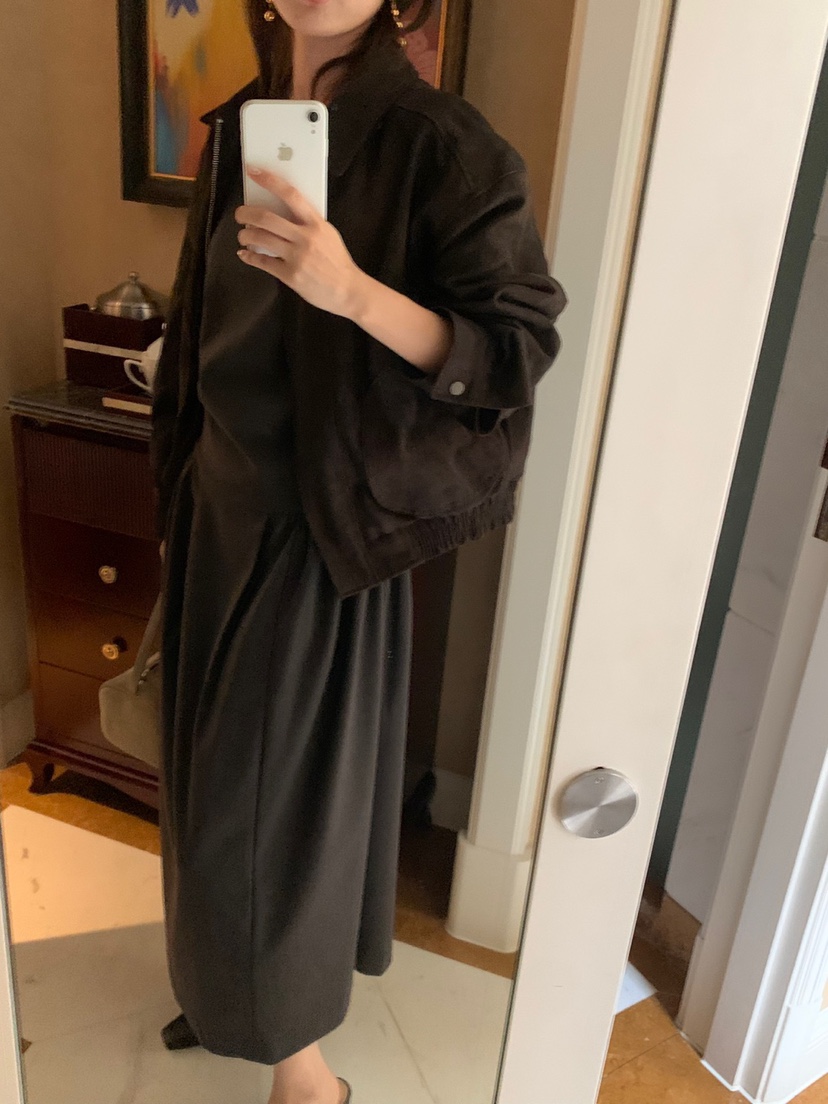 GILLI東大門㊣實拍女士新品時尚職業熱賣推薦休閑連衣裙褶皺GILLI連衣裙