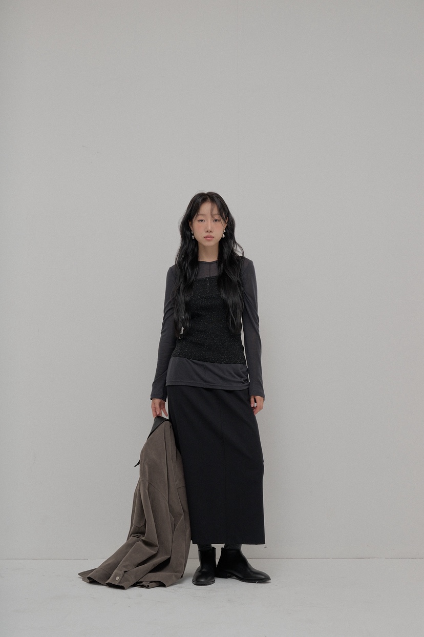 ATHEA東大門㊣實拍女士新款人氣25秋冬職業時尚推薦長袖T恤ATHEA長袖T恤