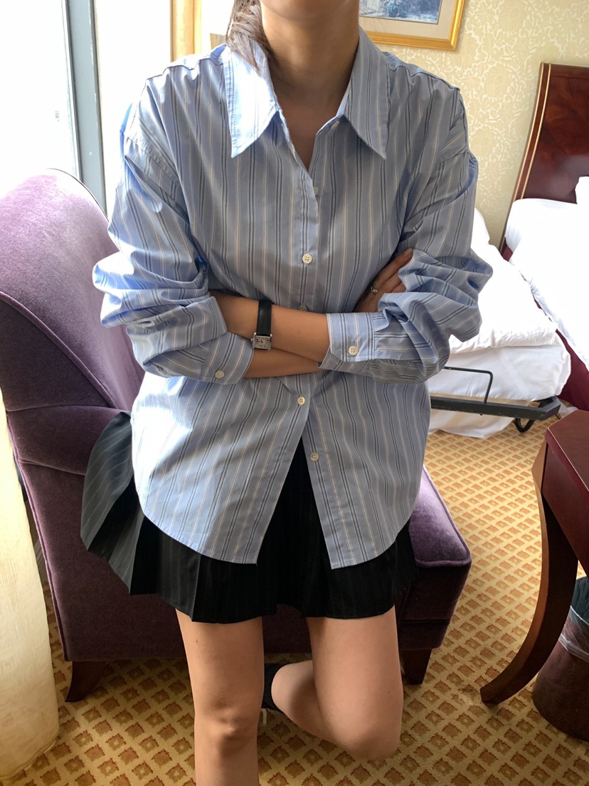 GILLI東大門㊣代購女士新品人氣時尚職業休閑25秋冬襯衫蕾絲衫GILLI襯衫/蕾絲衫
