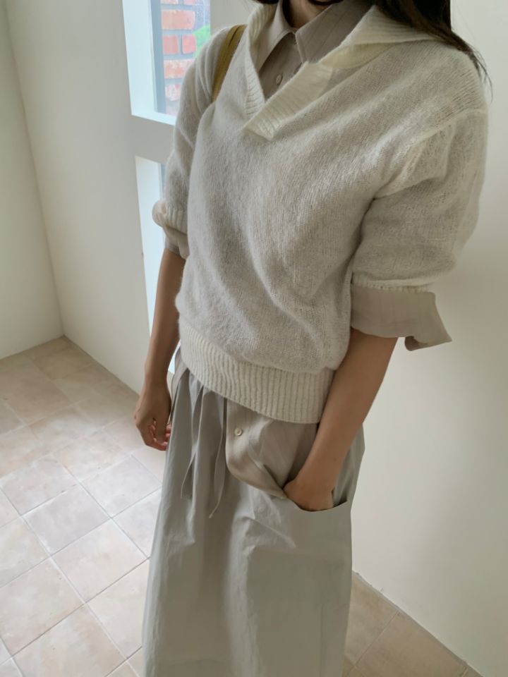 MARE韓國直郵㊣女士新品熱賣人氣職業25秋冬針織衫不含內搭MARE針織衫圖色3