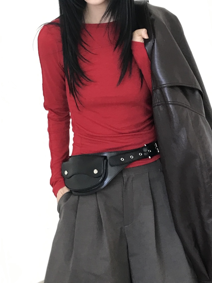 VAARA東大門㊣代購女士新款推薦職業休閑熱賣真品25秋冬長袖T恤VAARA長袖T恤