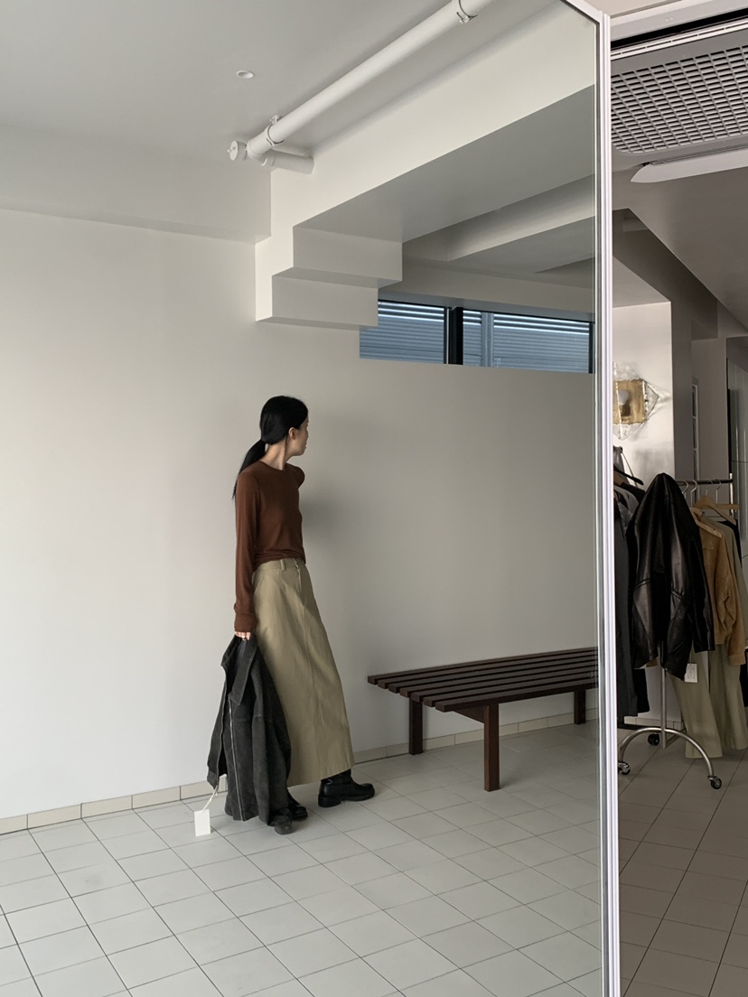 MOVENNE韓國直郵㊣女士新款人氣推薦休閑熱賣25秋冬時尚長裙MOVENNE長裙