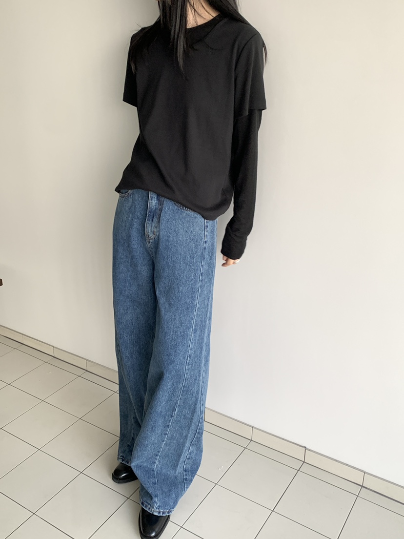 MOVENNE東大門㊣代購女士新品人氣熱賣推薦25秋冬真品牛仔褲MOVENNE牛仔褲