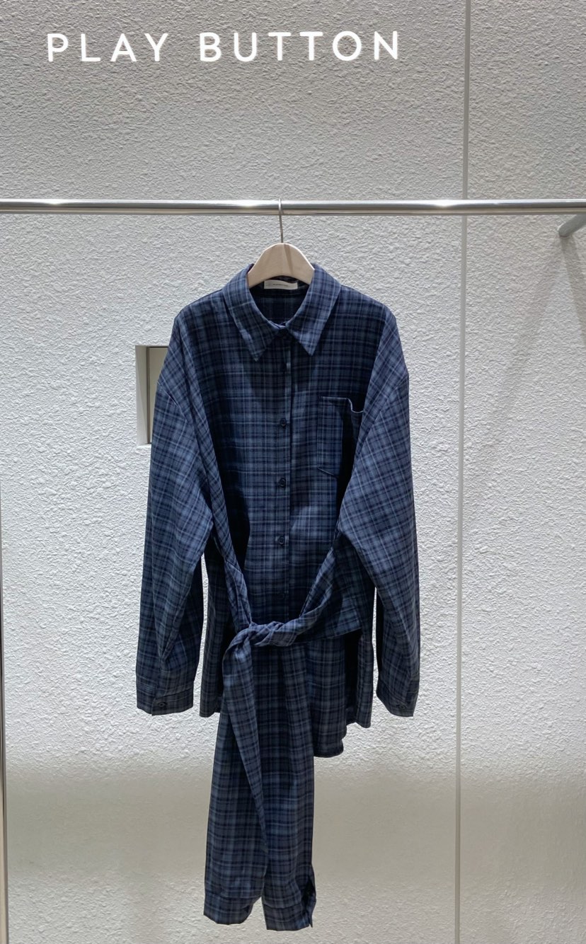 PLAYBUTTON-P東大門㊣直郵女裝新品時尚推薦人氣襯衫蕾絲衫PLAYBUTTON襯衫/蕾絲衫圖色2