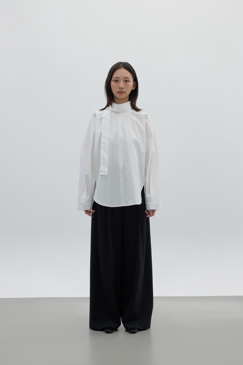 LE-PPL東大門㊣代購女裝新品熱賣25秋冬休閑推薦襯衫蕾絲衫LE-PPL襯衫/蕾絲衫