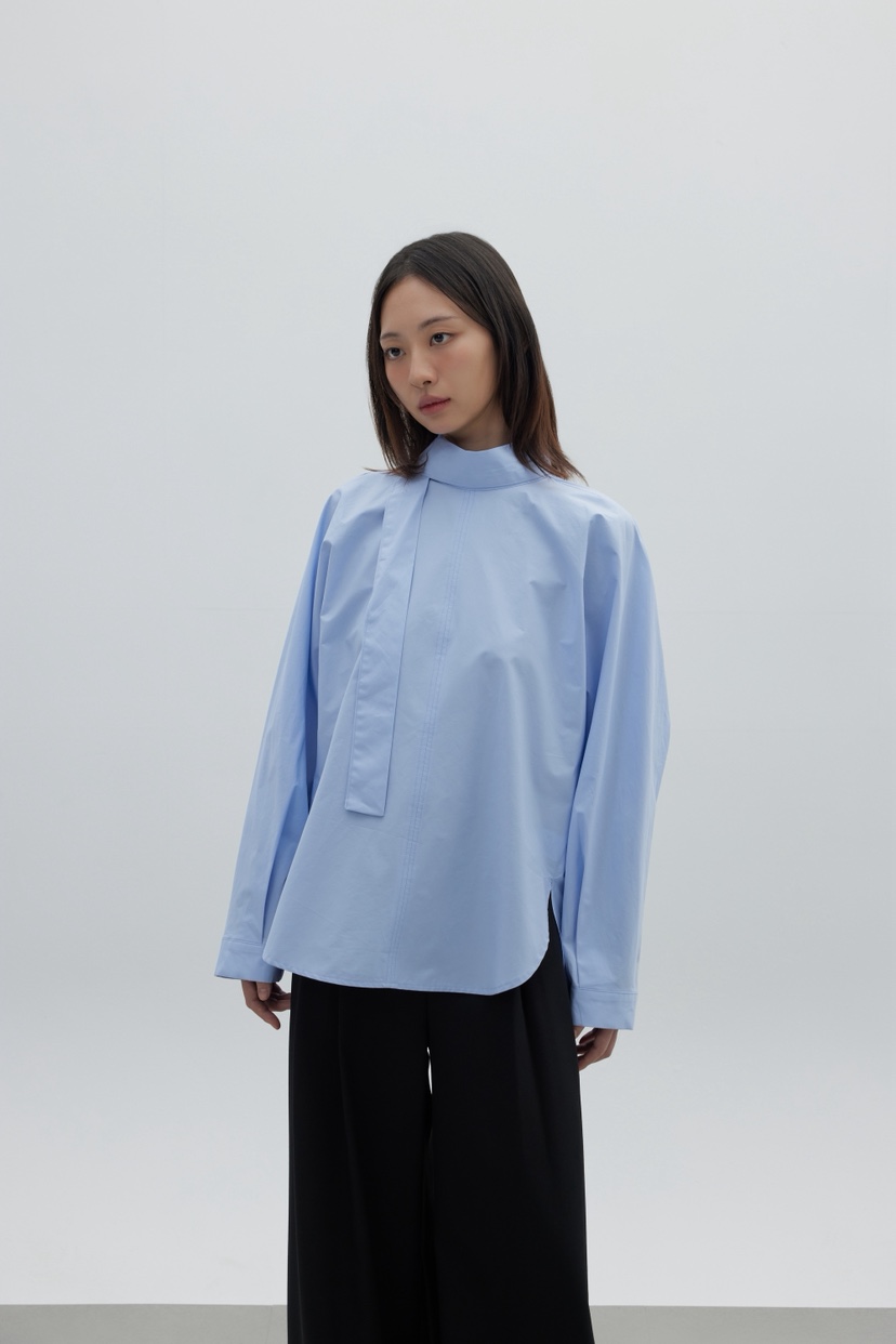 LE-PPL東大門㊣代購女裝新品熱賣25秋冬休閑推薦襯衫蕾絲衫LE-PPL襯衫/蕾絲衫圖色1
