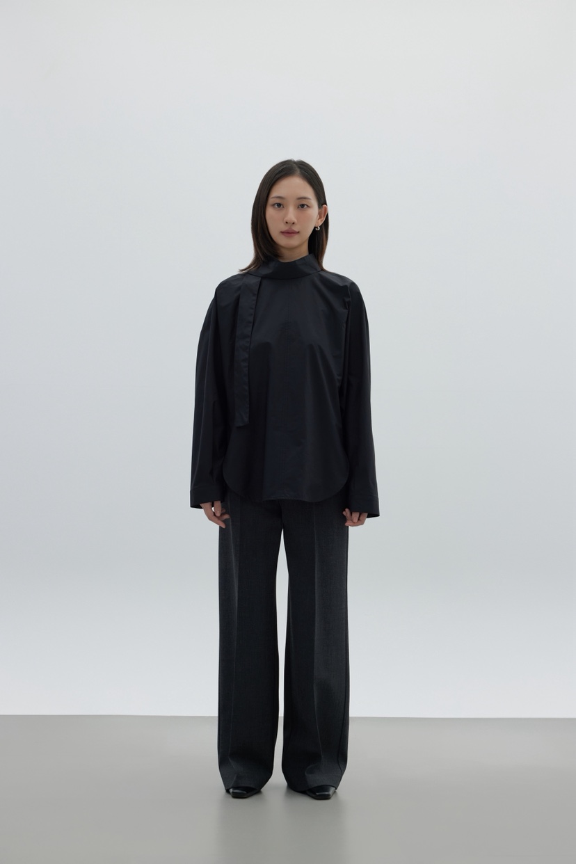 LE-PPL東大門㊣代購女裝新品熱賣25秋冬休閑推薦襯衫蕾絲衫LE-PPL襯衫/蕾絲衫圖色2
