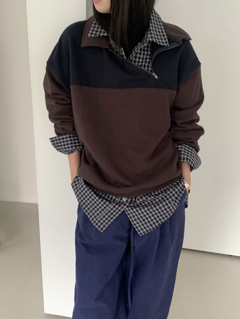 VAARA韓國直郵㊣女士新品職業熱賣推薦時尚真品休閑衛衣拉鏈VAARA衛衣