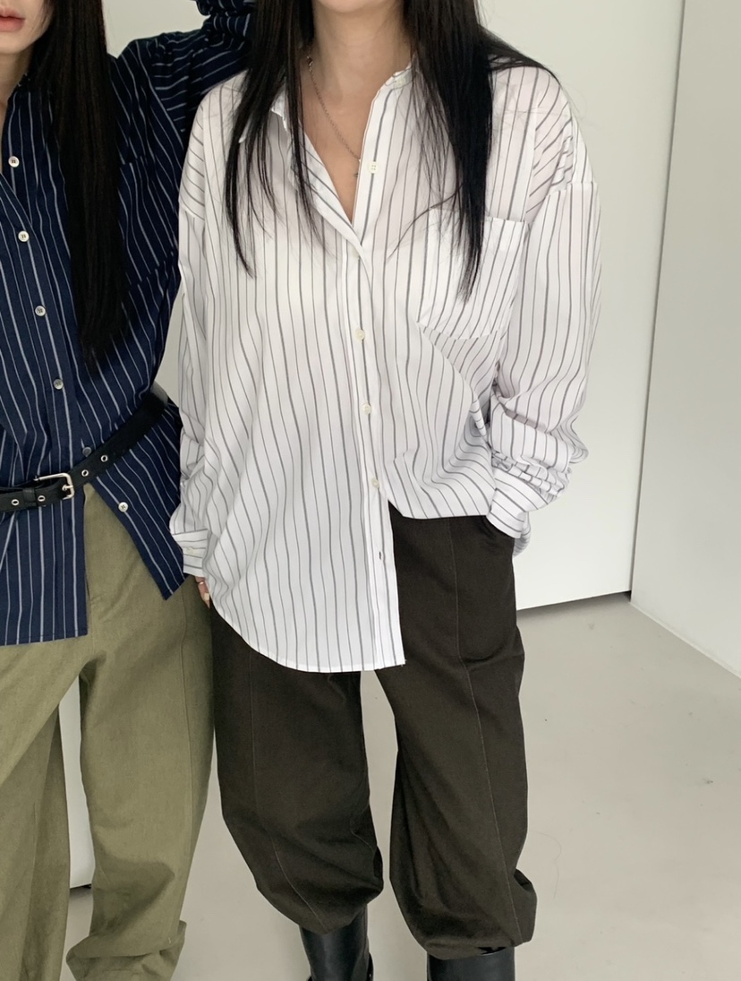 VAARA韓國代購㊣女裝新款人氣職業真品25秋冬時尚襯衫蕾絲衫VAARA襯衫/蕾絲衫