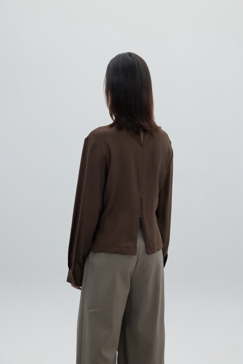 LE-PPL韓國代購㊣女裝新品人氣休閑時尚熱賣25秋冬襯衫蕾絲衫LE-PPL襯衫/蕾絲衫