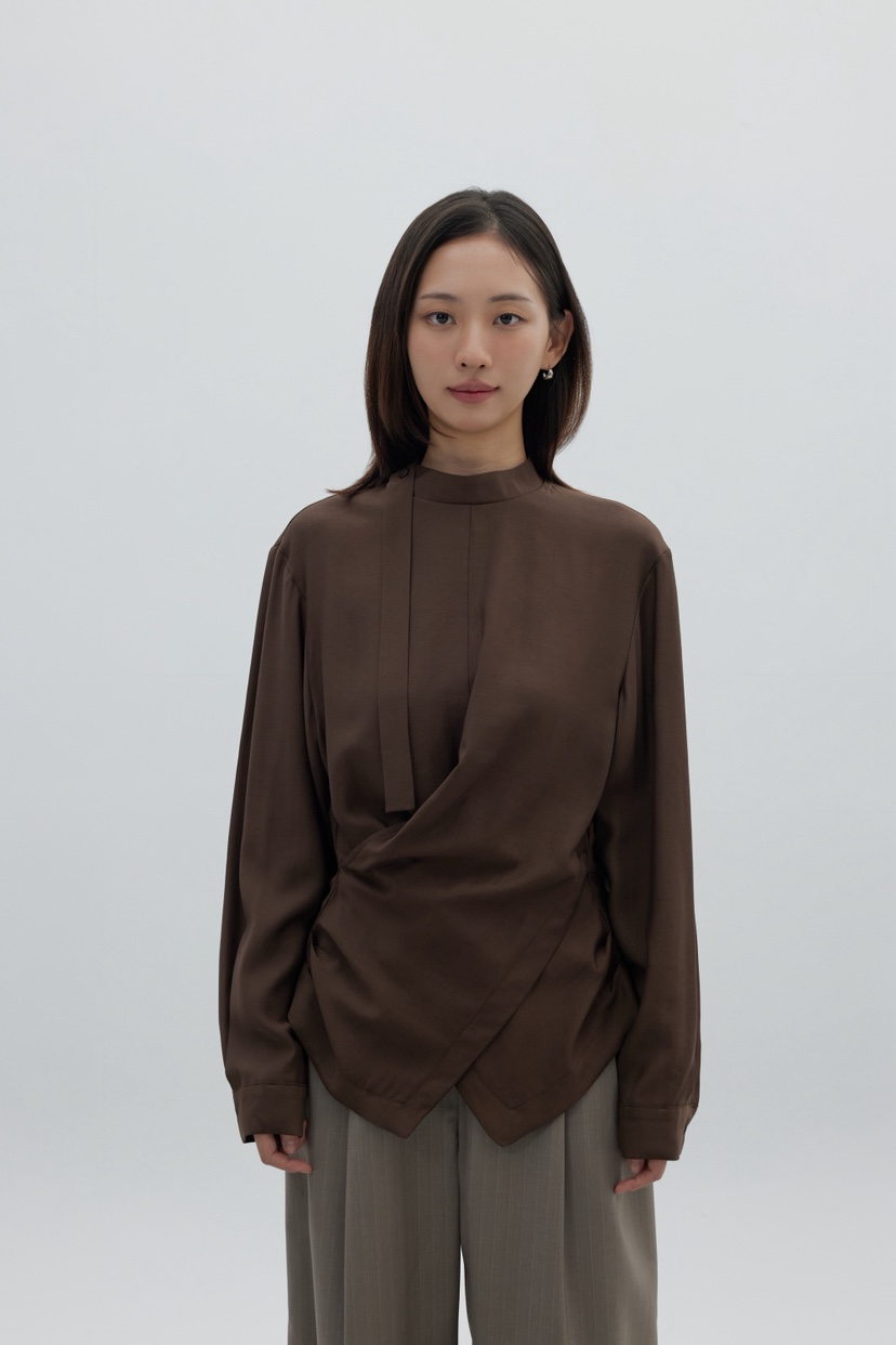 LE-PPL韓國代購㊣女裝新品人氣休閑時尚熱賣25秋冬襯衫蕾絲衫LE-PPL襯衫/蕾絲衫