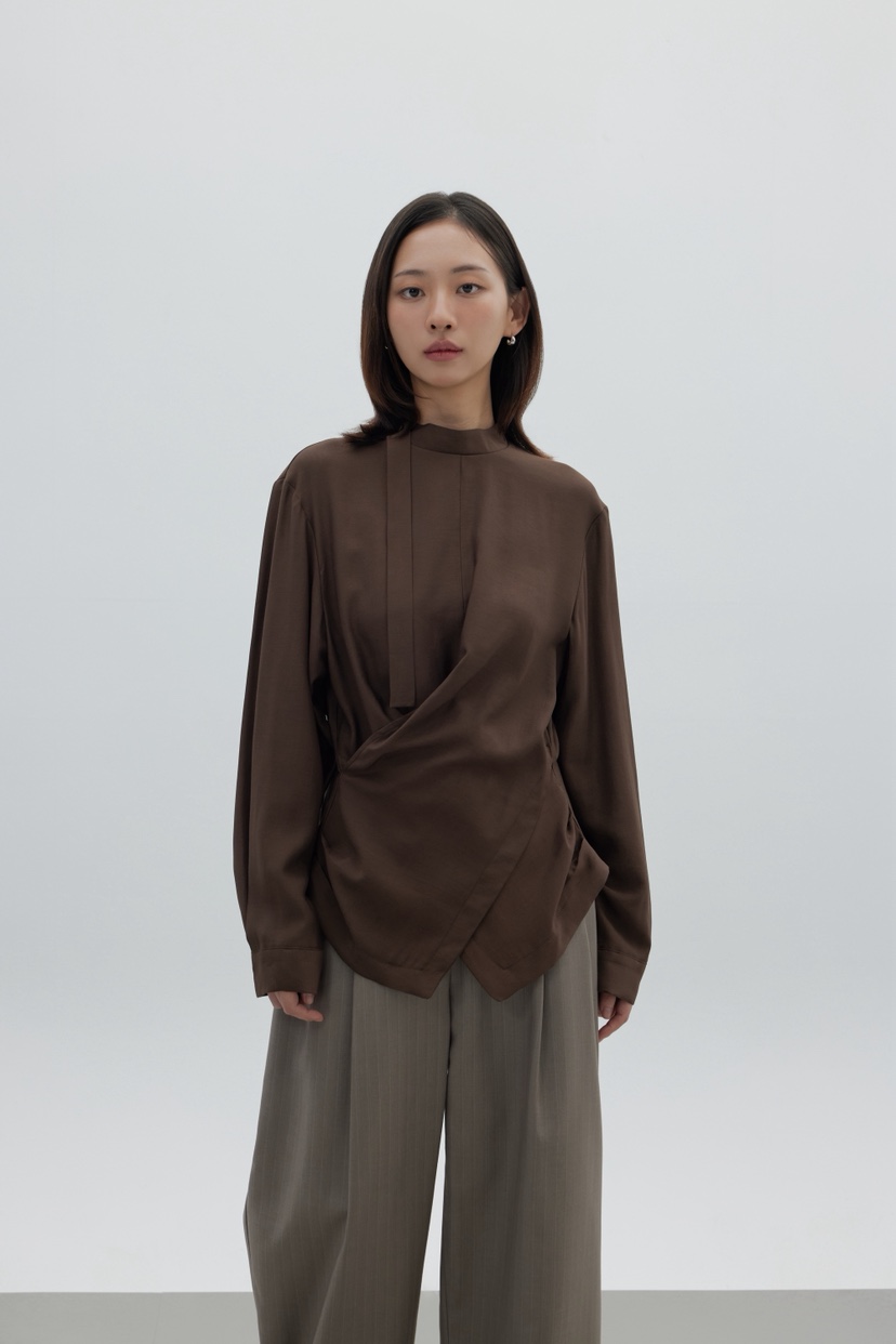LE-PPL韓國代購㊣女裝新品人氣休閑時尚熱賣25秋冬襯衫蕾絲衫LE-PPL襯衫/蕾絲衫