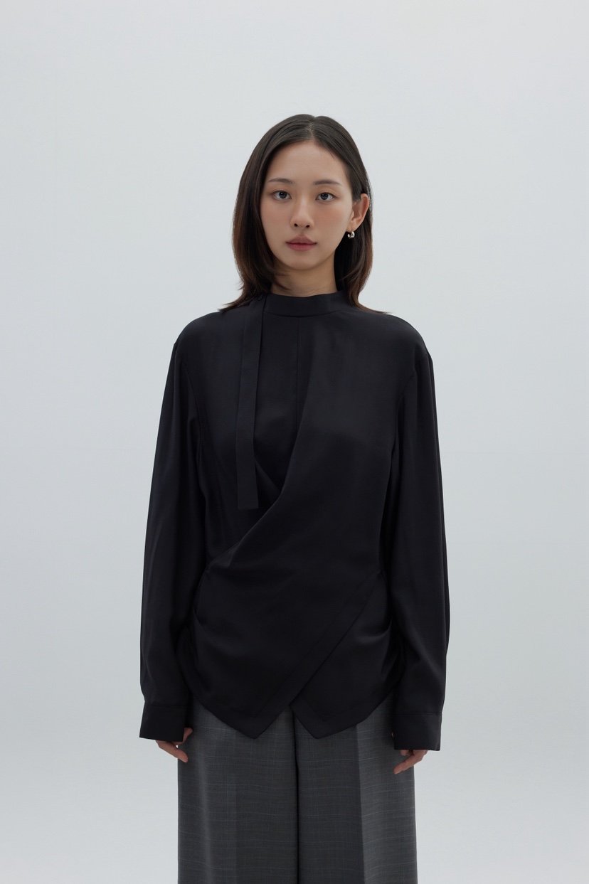 LE-PPL韓國代購㊣女裝新品人氣休閑時尚熱賣25秋冬襯衫蕾絲衫LE-PPL襯衫/蕾絲衫圖色2