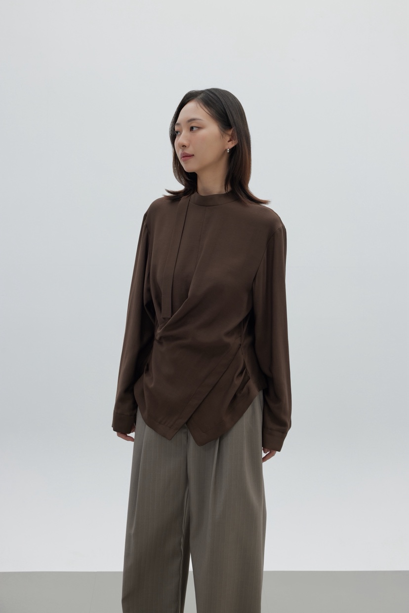 LE-PPL韓國代購㊣女裝新品人氣休閑時尚熱賣25秋冬襯衫蕾絲衫LE-PPL襯衫/蕾絲衫圖色3