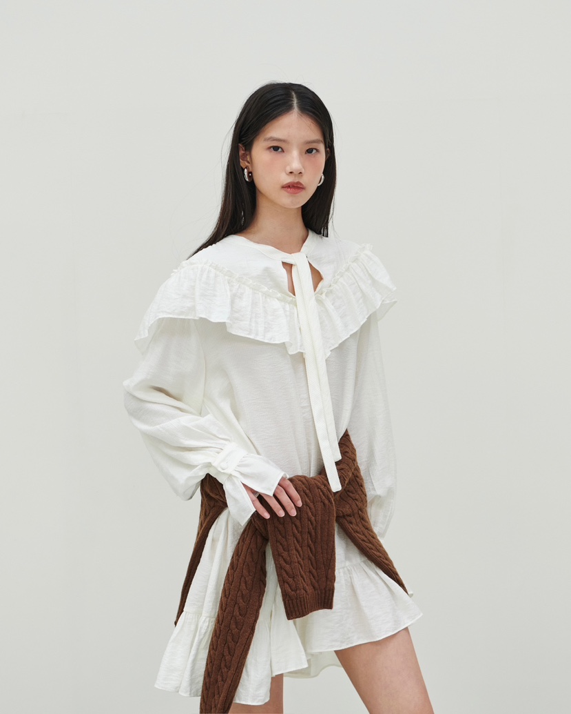 STAGE韓國代購㊣女裝新款真品休閑25秋冬熱賣時尚人氣連衣裙STAGE連衣裙
