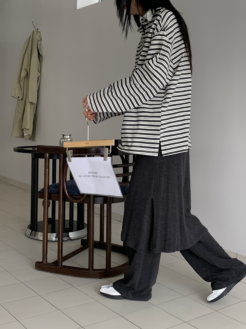 MOVENNE東大門㊣直郵女士新款熱賣真品推薦人氣職業長袖T恤MOVENNE長袖T恤