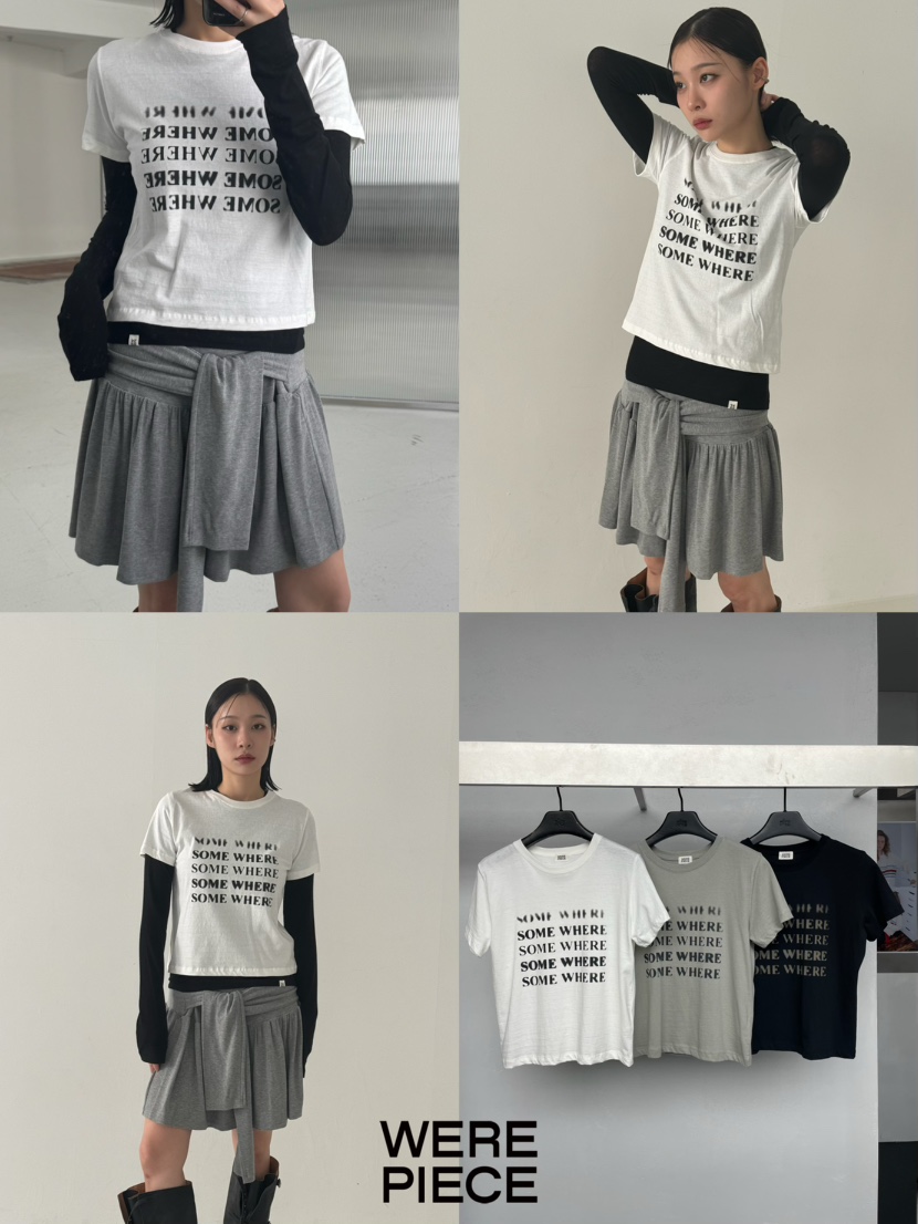 KARE/WEREPIECE東大門㊣直郵女士新款職業人氣推薦25秋冬T恤KARE/WEREPIECET恤