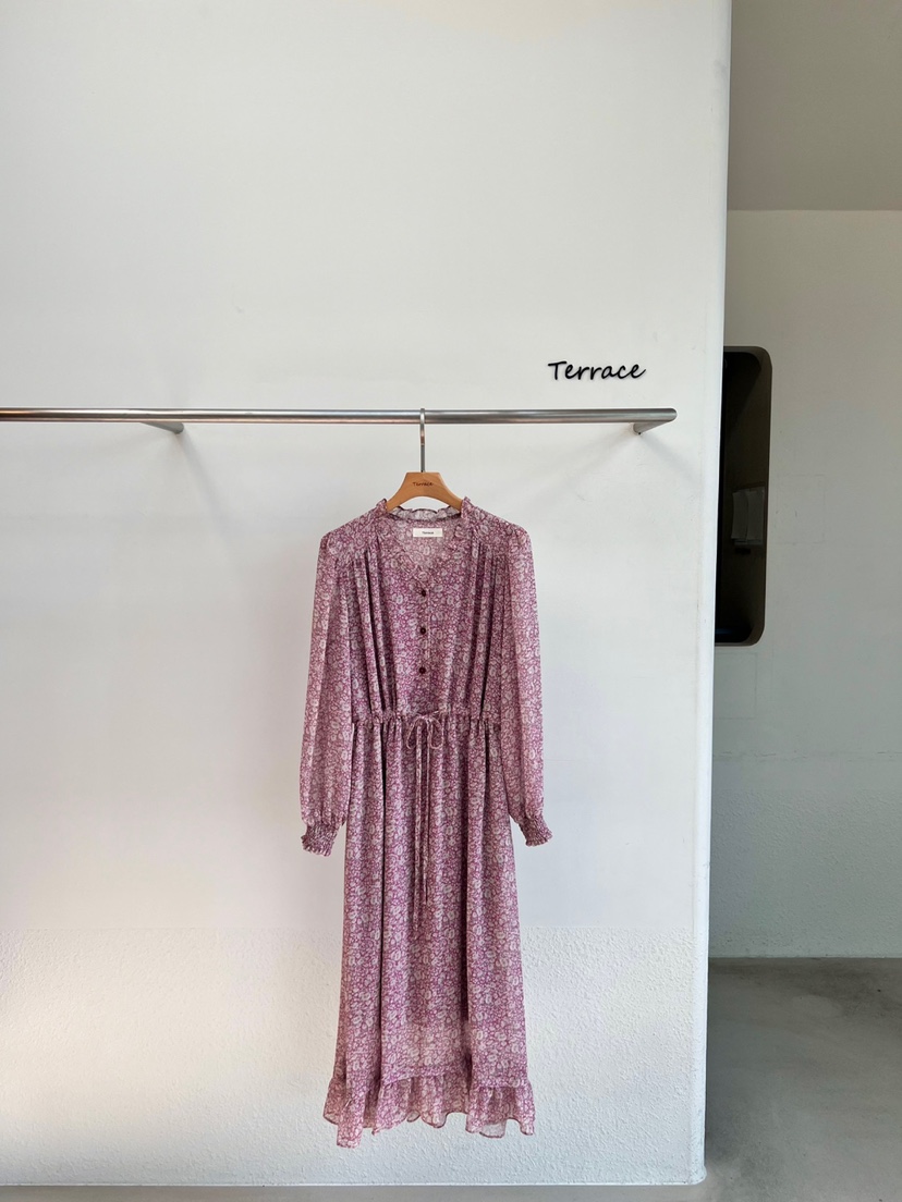 TERRACE東大門㊣實拍女士新品真品推薦職業休閑人氣25秋冬連衣裙TERRACE連衣裙圖色3