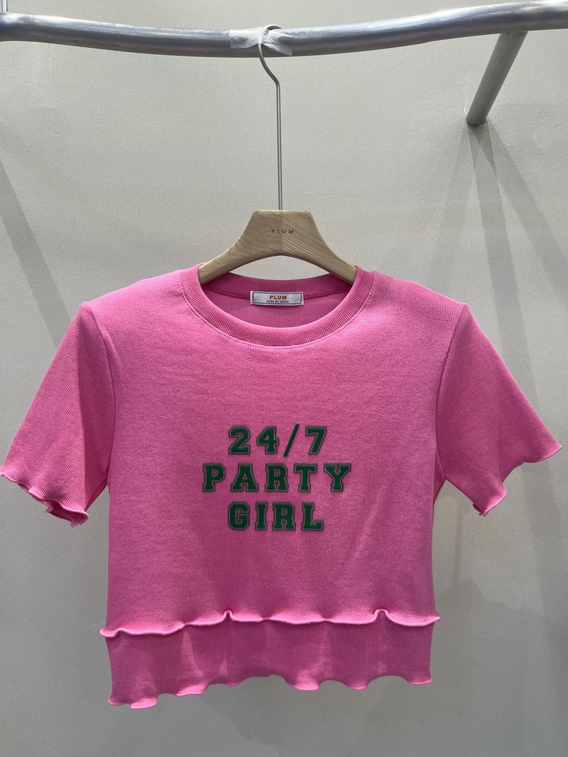 PLUM-q東大門㊣直郵女士新品真品職業熱賣推薦休閑人氣T恤PLUMT恤圖色1