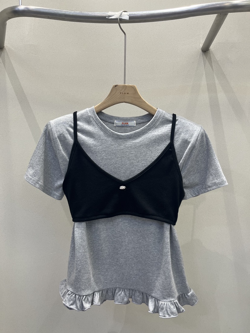 PLUM-q韓國代購㊣女裝新款25秋冬職業真品人氣時尚套裝兩件套PLUM套裝圖色2