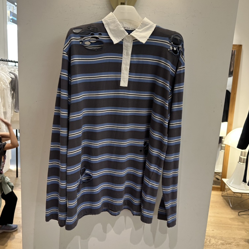 WE ARE/WELOVER東大門㊣實拍女士新品職業推薦人氣長袖T恤SHOP_WE ARE長袖T恤圖色2