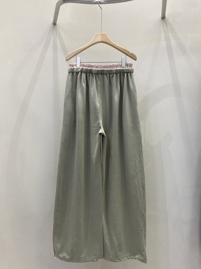 PLUM-q韓國代購㊣女裝新款人氣休閑職業真品休閑褲格子羅紋PLUM休閑褲