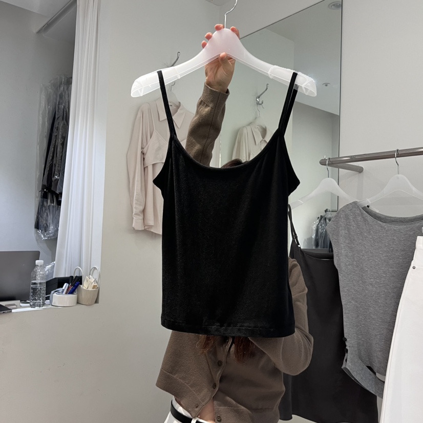 AUBE韓國直郵㊣女裝新款職業真品推薦25秋冬熱賣人氣吊帶背心AUBE吊帶/背心圖色2