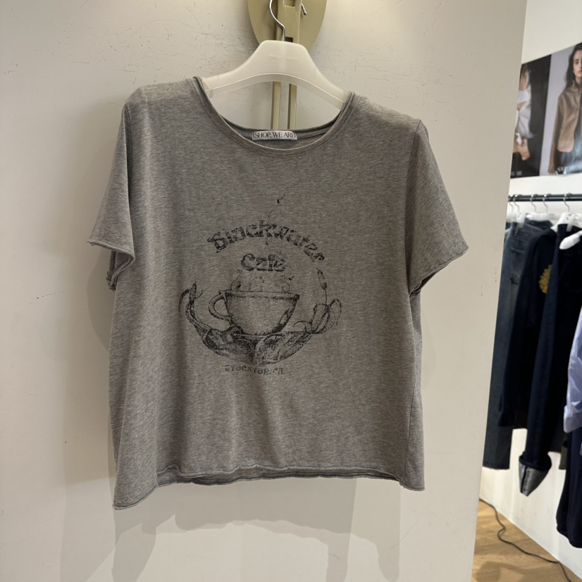 WE ARE/WELOVER韓國代購㊣女士新款熱賣時尚真品25秋冬T恤SHOP_WE ARET恤圖色2