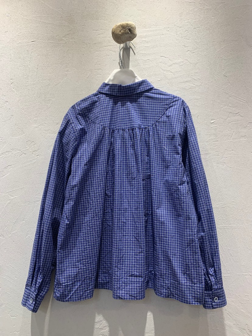 AT NOTE韓國代購㊣女裝新品推薦25秋冬襯衫蕾絲衫荷葉邊格紋AT NOTE襯衫/蕾絲衫
