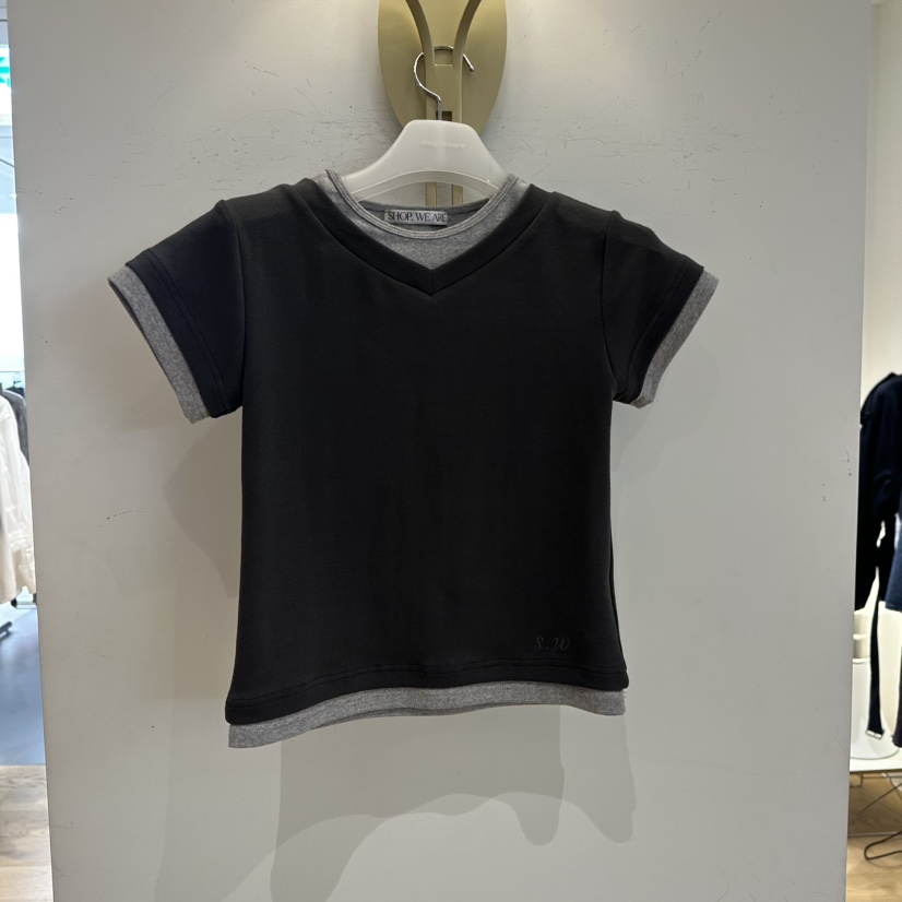 WE ARE/WELOVER東大門㊣實拍女裝新款職業真品人氣熱賣T恤SHOP_WE ARET恤圖色2