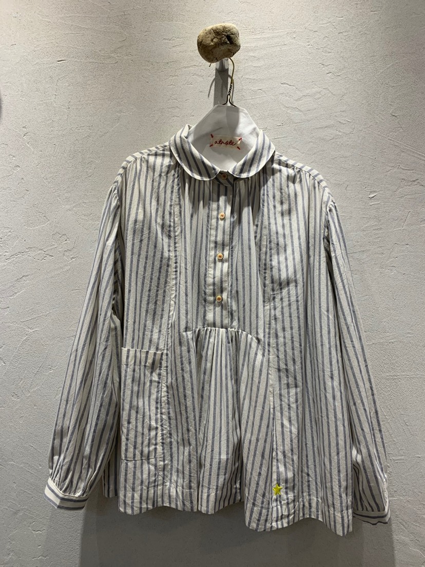 AT NOTE韓國代購㊣女裝新款真品熱賣人氣推薦襯衫蕾絲衫刺繡AT NOTE襯衫/蕾絲衫圖色2