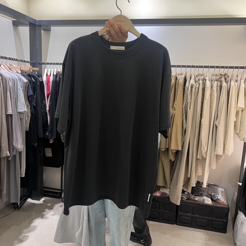 SELF SERVICE東大門㊣代購女裝新品休閑推薦人氣T恤刺繡棉質SELF SERVICET恤圖色3