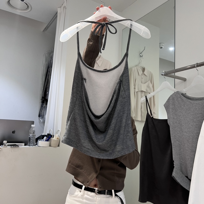 AUBE東大門㊣代購女士新品人氣熱賣時尚職業推薦真品吊帶背心AUBE吊帶/背心