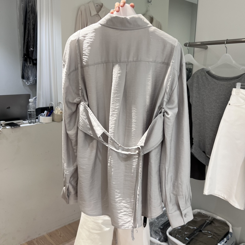AUBE東大門㊣實拍女士新品休閑職業時尚人氣真品襯衫蕾絲衫AUBE襯衫/蕾絲衫