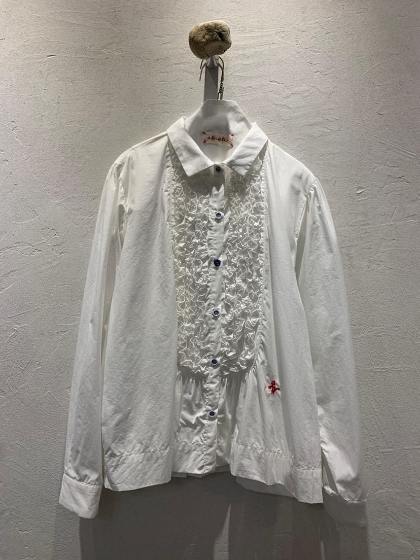 AT NOTE韓國代購㊣女士新款職業時尚25秋冬襯衫蕾絲衫荷葉邊AT NOTE襯衫/蕾絲衫圖色1