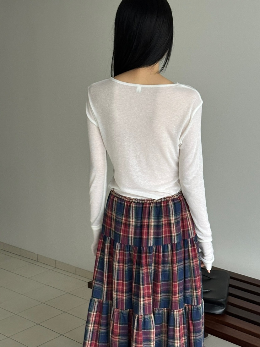 EUM韓國直郵㊣女士新品真品推薦休閑職業人氣時尚25秋冬長袖T恤EUM長袖T恤