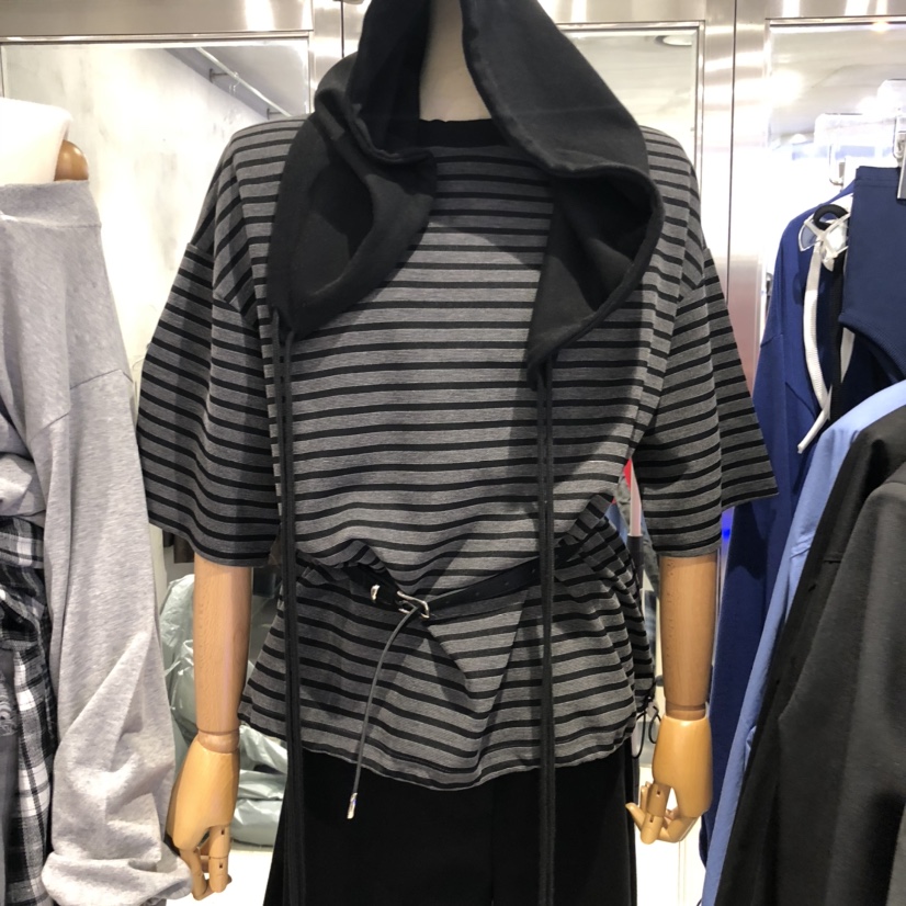 HERTZ-P韓國代購㊣女士新品25秋冬休閑人氣推薦T恤不含腰帶HERTZ-PT恤圖色2