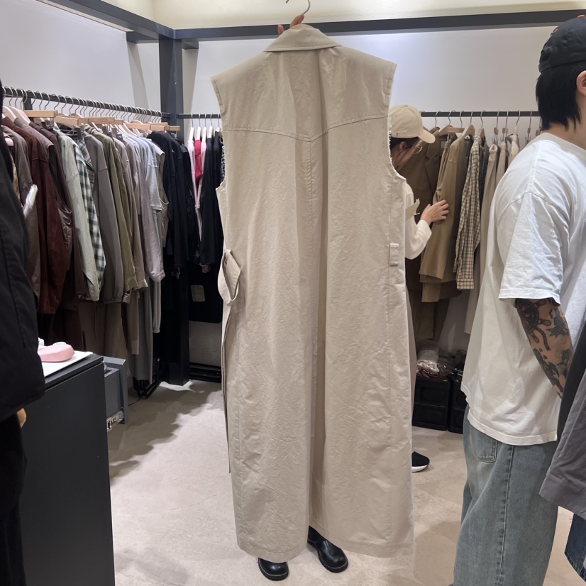 SELF SERVICE東大門㊣代購女士新款熱賣時尚真品職業長款風衣SELF SERVICE長款風衣