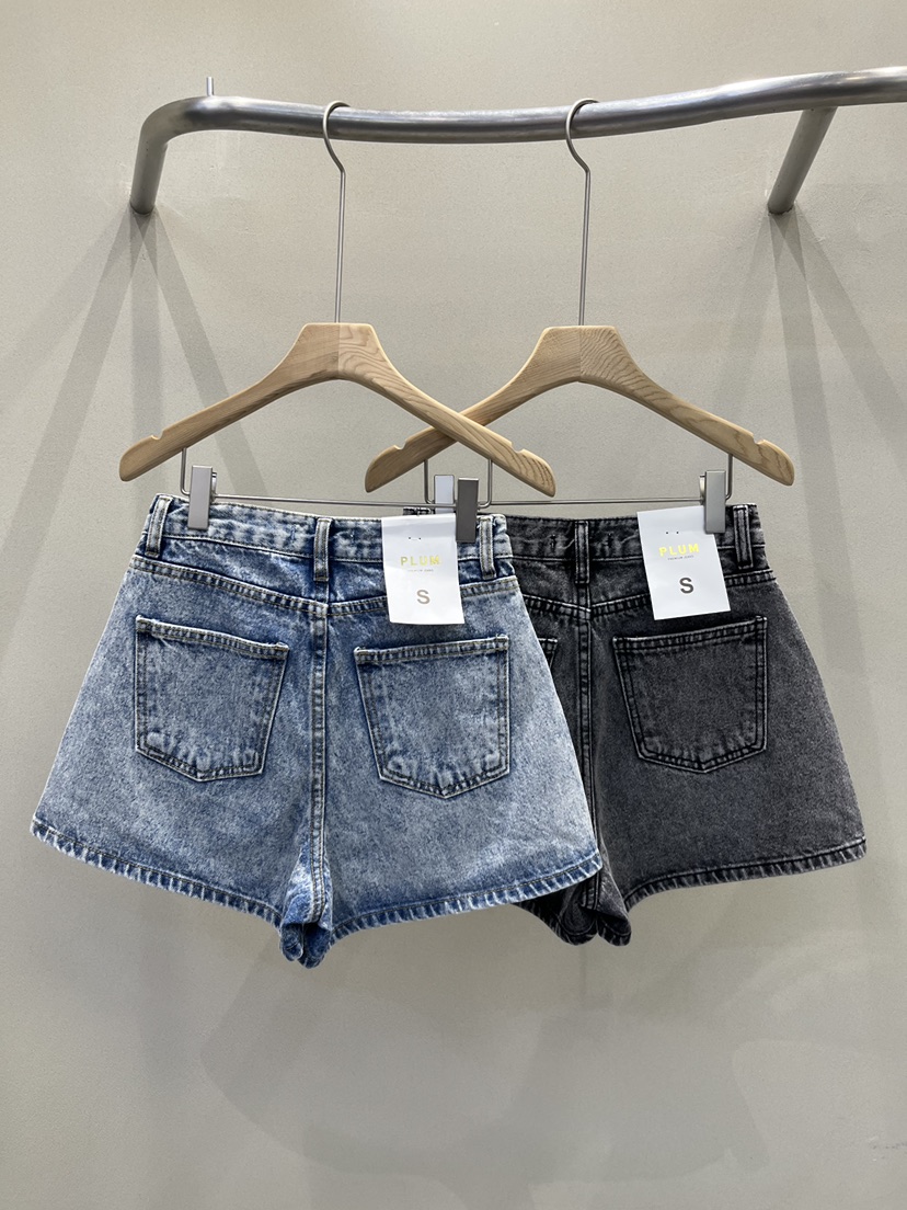 PLUM-q東大門㊣代購女裝新品25秋冬時尚真品人氣熱賣職業短褲PLUM短褲