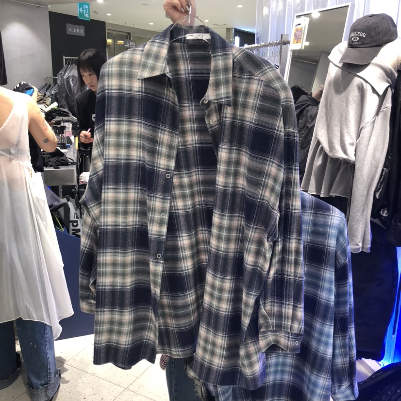 HERTZ-P韓國直郵㊣女裝新品人氣休閑25秋冬熱賣襯衫蕾絲衫HERTZ-P襯衫/蕾絲衫圖色1