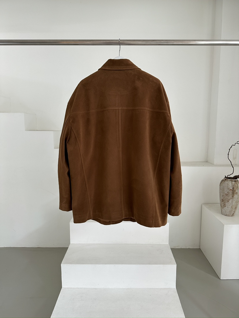 OATMEAL韓國代購㊣女士新品真品人氣時尚25秋冬職業夾克絨面革OATMEAL夾克